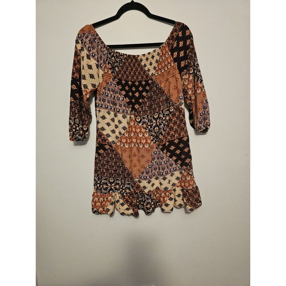 Band of Gypsies Womens‎ Bohemian Dress Small Southwestern Pattern